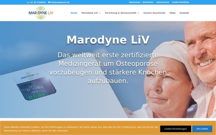 Screenshot of marodyne.ch