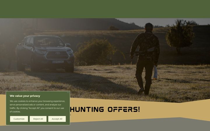 Screenshot of marohunt.com