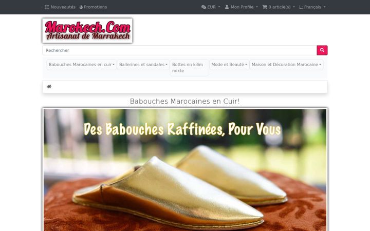 Screenshot of marokech.com