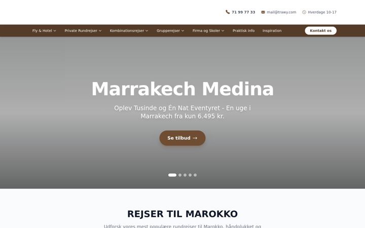 Screenshot of marokko-eksperten.dk
