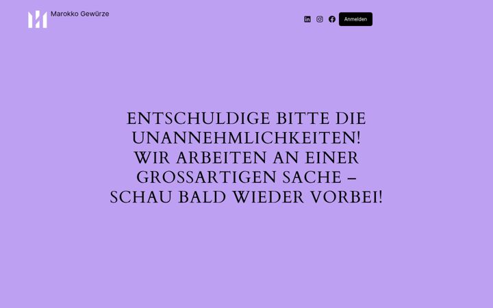 Screenshot of marokko-gewuerze.de