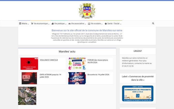 Screenshot of marolles-sur-seine.fr