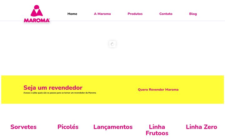 Screenshot of maroma.com.br