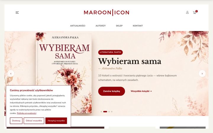Screenshot of maroonicon.com