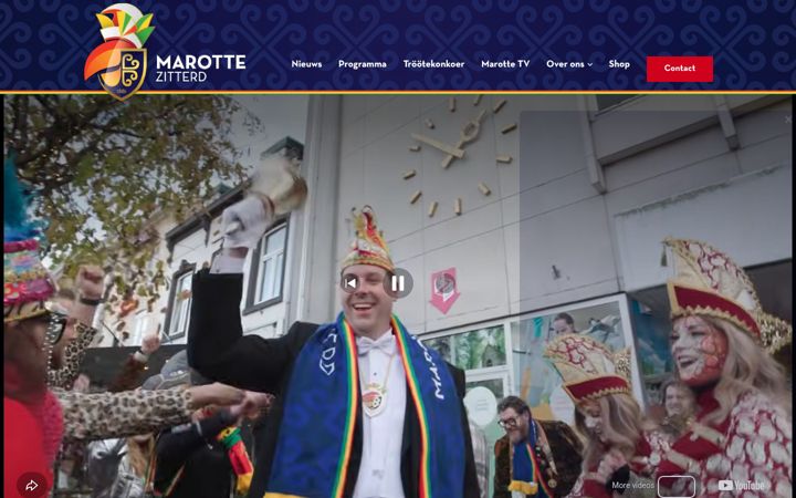 Screenshot of marotte.nl