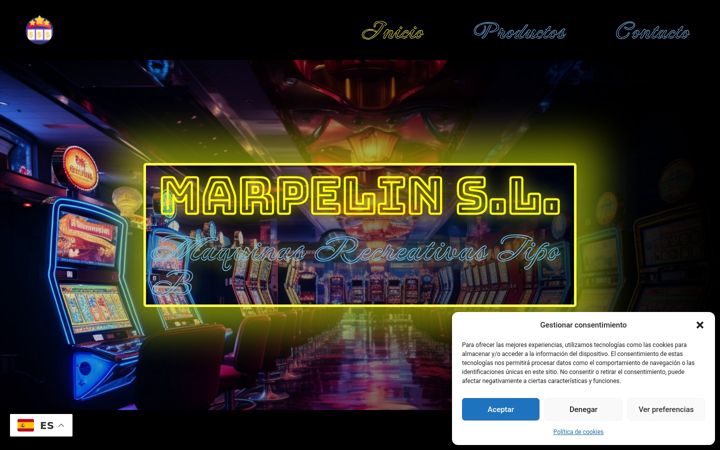 Screenshot of marpelin.com