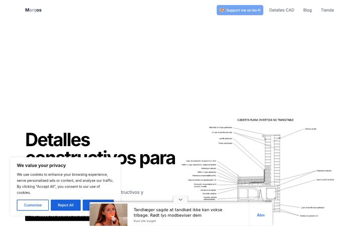 Screenshot of marqos.com
