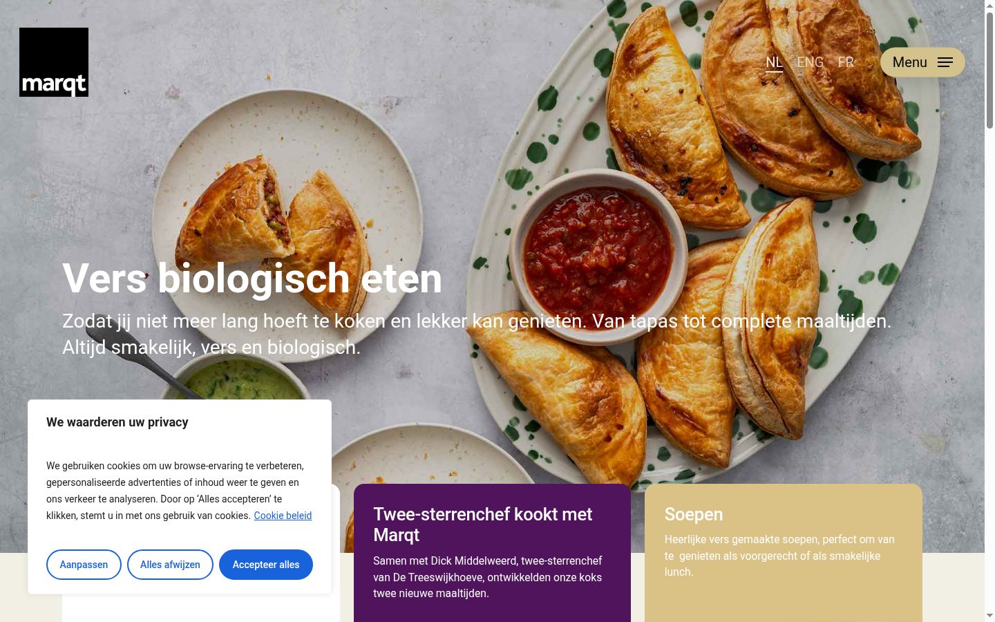 Screenshot tal-banner tal-kunsens muri qabel kwalunkwe interazzjoni