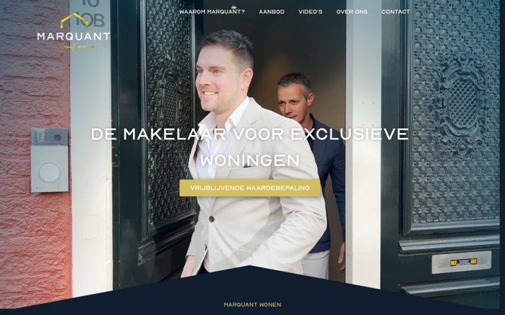 Screenshot of marquantwonen.nl