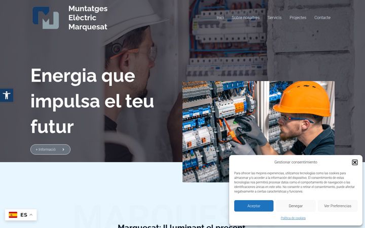 Screenshot of marquesat.com
