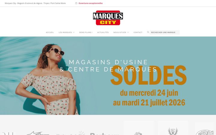 Screenshot of marquescity.fr