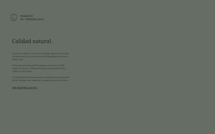 Screenshot of marquesdetorreblanca.com