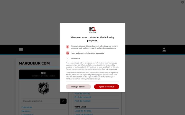 Screenshot of marqueur.com