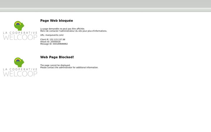 Screenshot of marqueverte.com