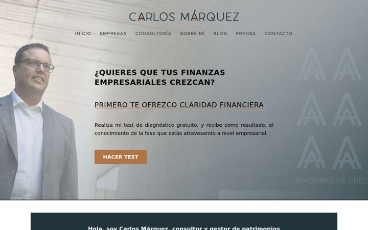 Screenshot of marquezlopez.com