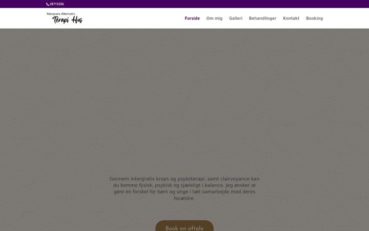 Screenshot of marqvarsalternativterapihus.dk