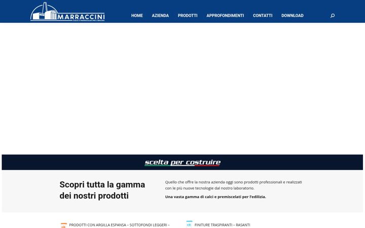Zrzut ekranu marraccinilucca.com