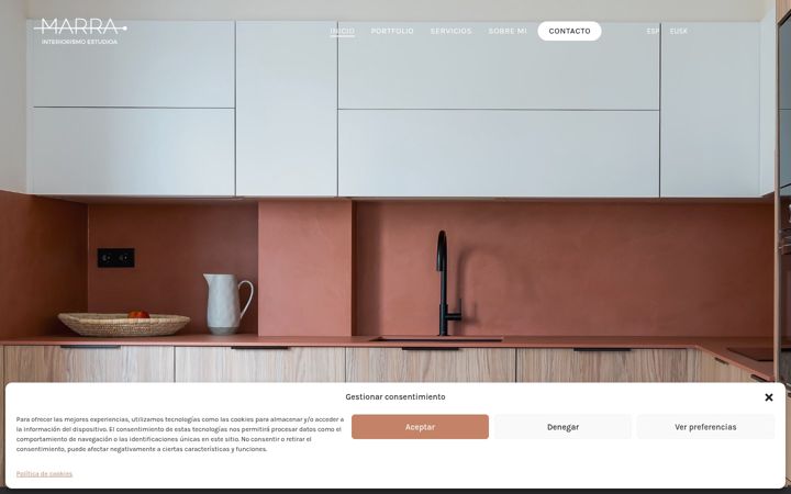 Screenshot of marrainteriorismo.com