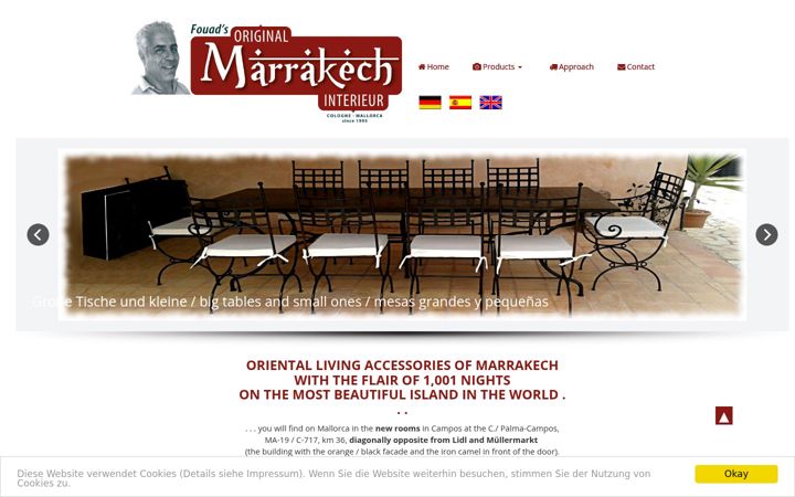 Screenshot of marrakech-interieur.eu