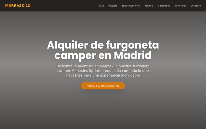 Screenshot of marraskilo.com