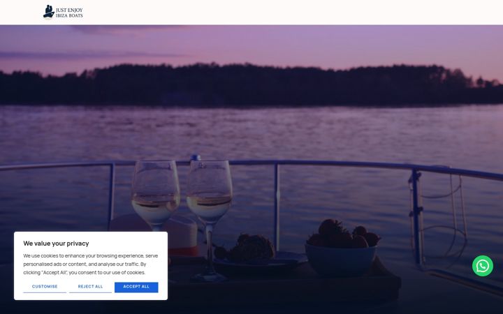 Screenshot of marriageproposalibiza.com