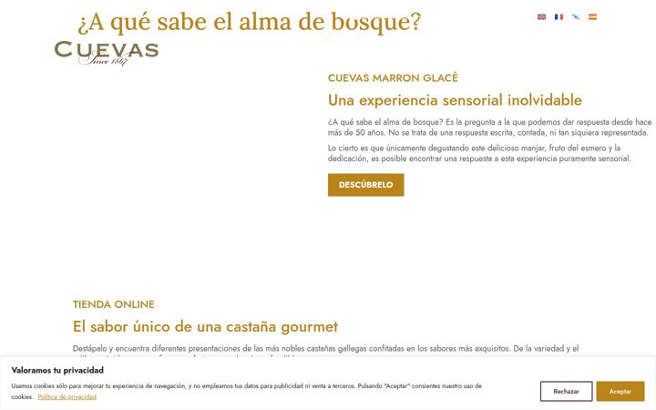 Screenshot of marronglace.com