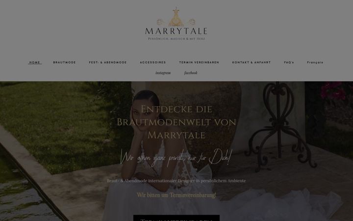 Screenshot of marrytale.be