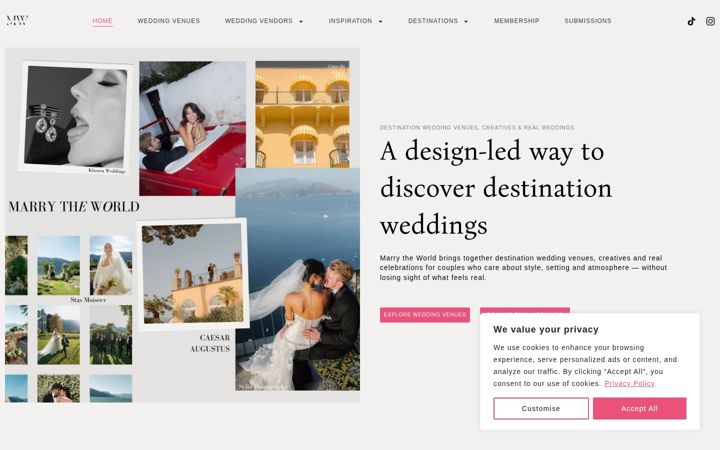 Screenshot of marrytheworld.com