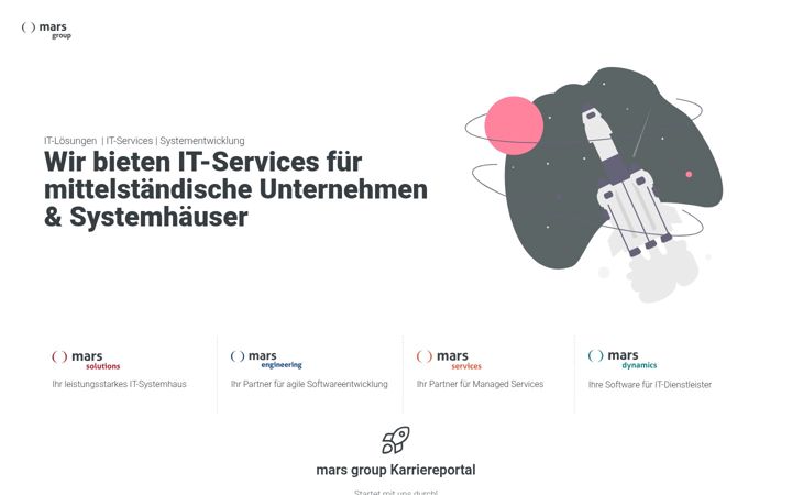 Screenshot of mars-group.de