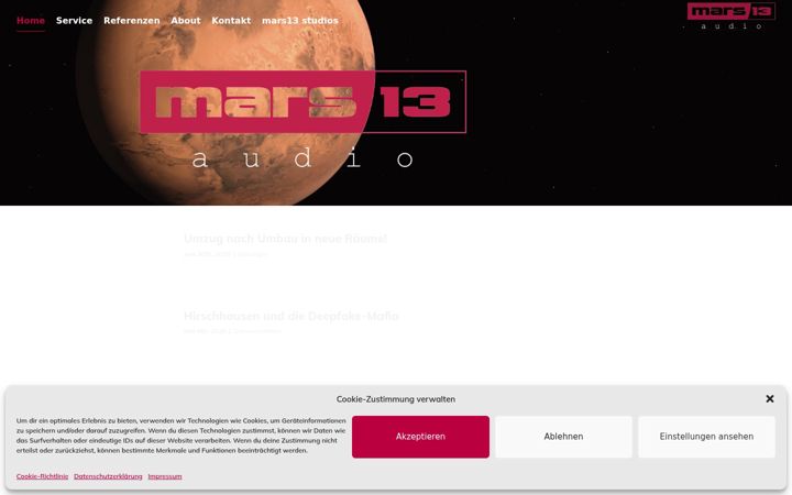 Screenshot of mars13.de