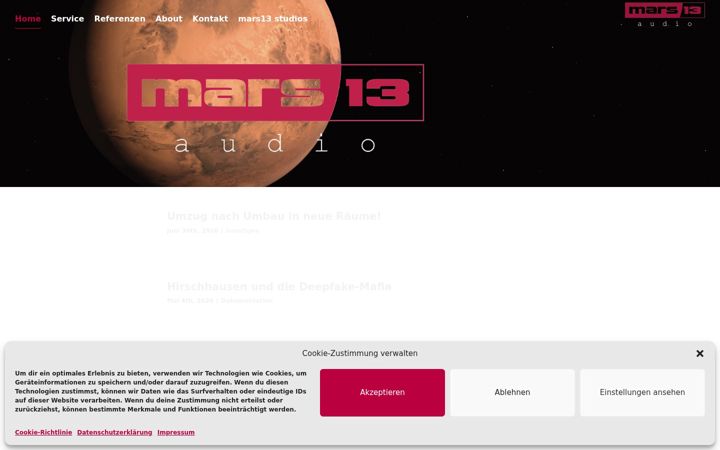 Screenshot of mars13studios.de