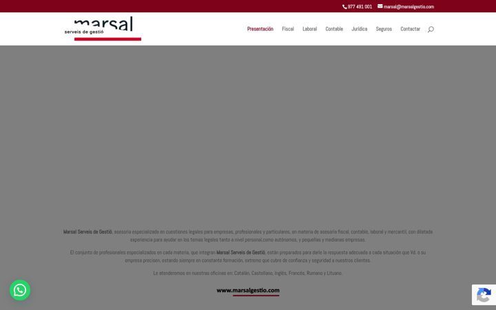 Screenshot of marsalgestio.com