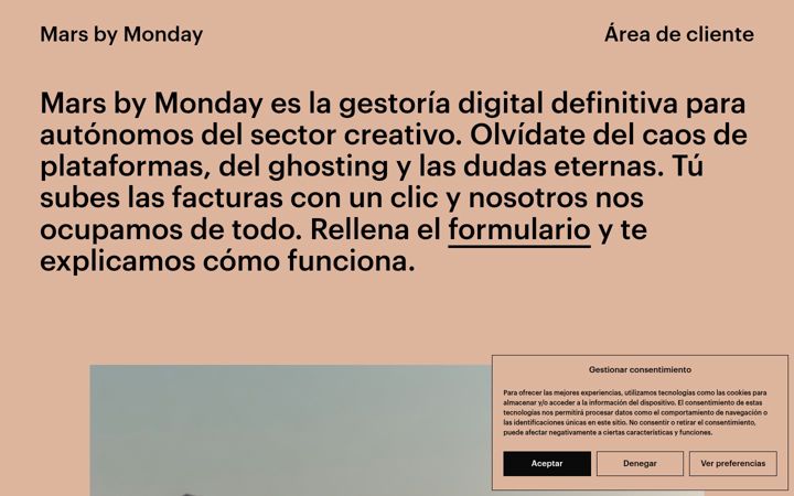 Screenshot of marsbymonday.com