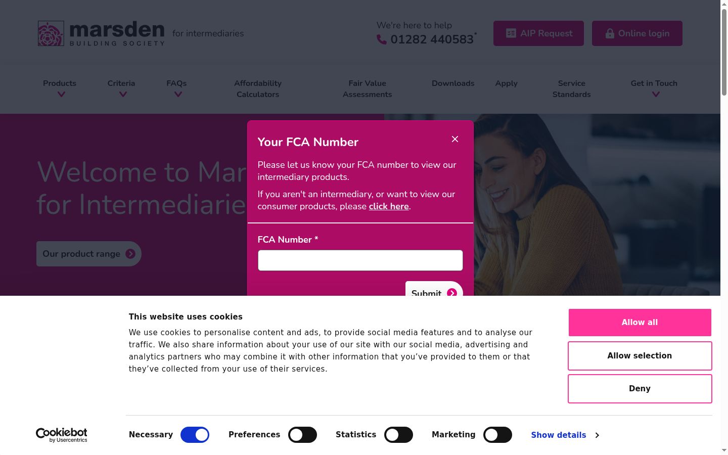 Screenshot tal-banner tal-kunsens muri qabel kwalunkwe interazzjoni