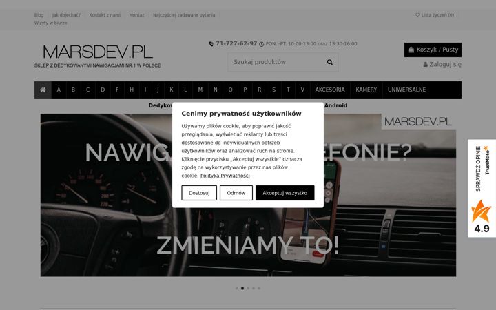 Screenshot of marsdev.pl