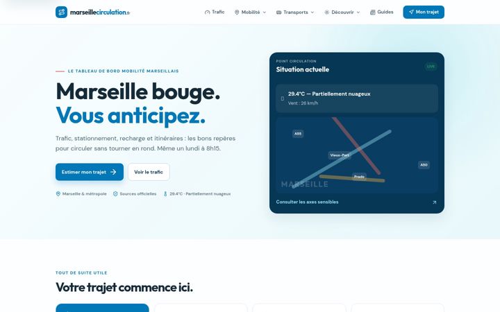 Screenshot of marseille-circulation.fr