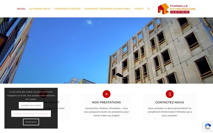 Screenshot of marseille-entreprendre.fr