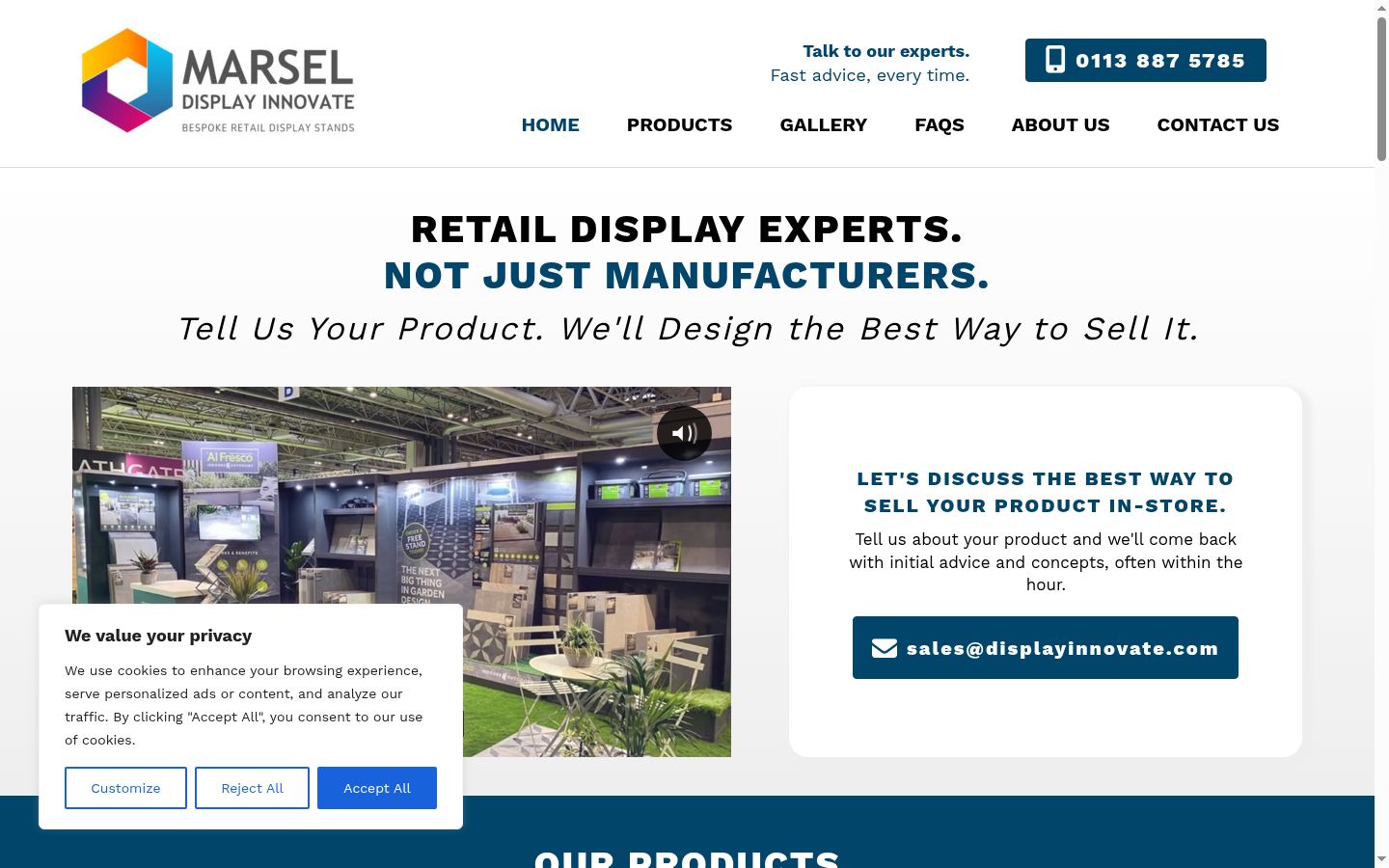 Screenshot tal-banner tal-kunsens muri qabel kwalunkwe interazzjoni