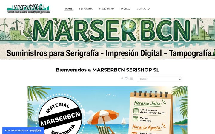 Screenshot of marserbcn.com