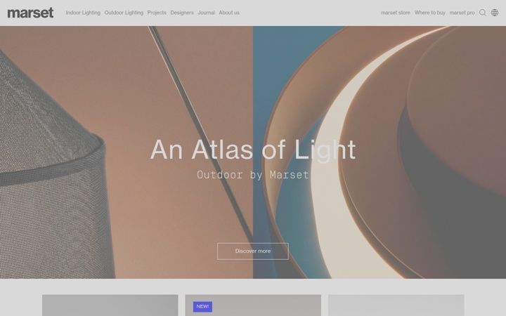 Screenshot of marset.com