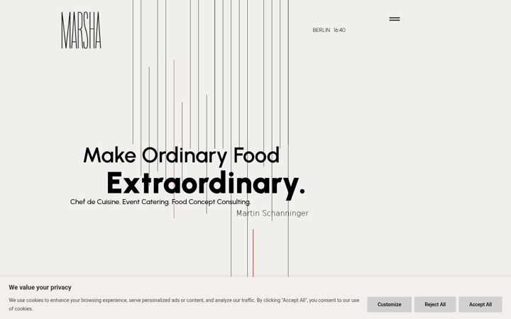 Screenshot of marshafood.de