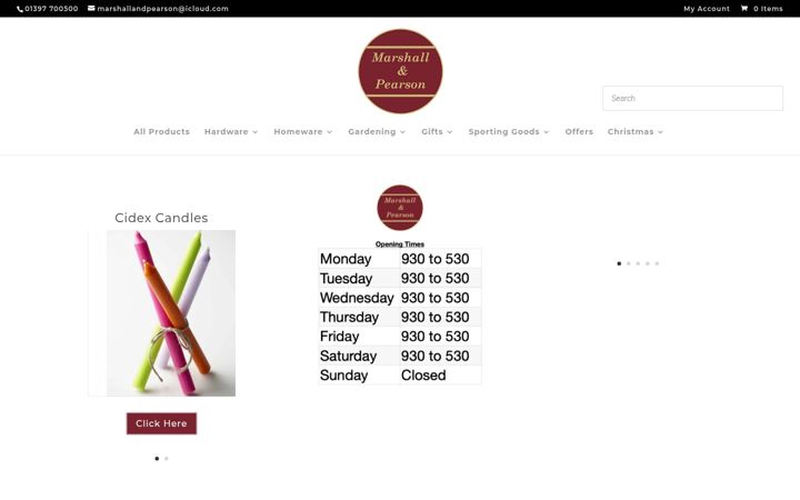 Screenshot of marshallandpearson.co.uk