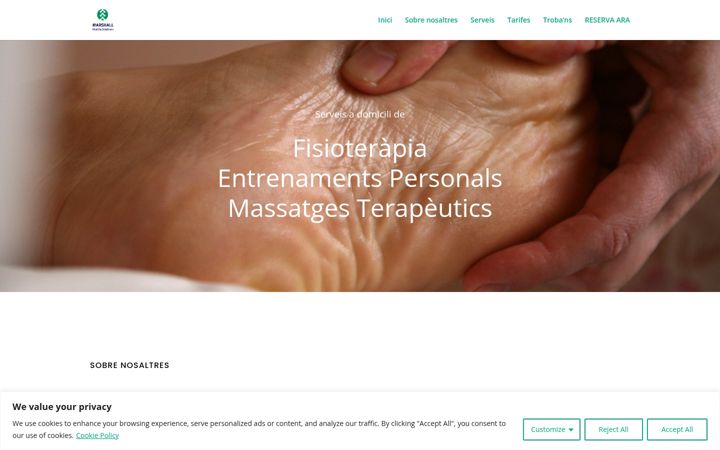 Screenshot of marshallhealthy.com