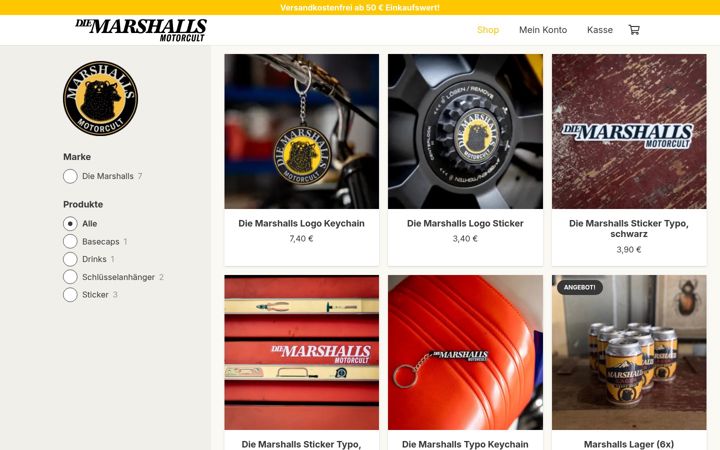 Screenshot of marshalls-motor.com