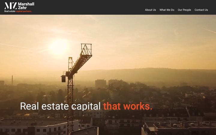 Screenshot of marshallzehr.com