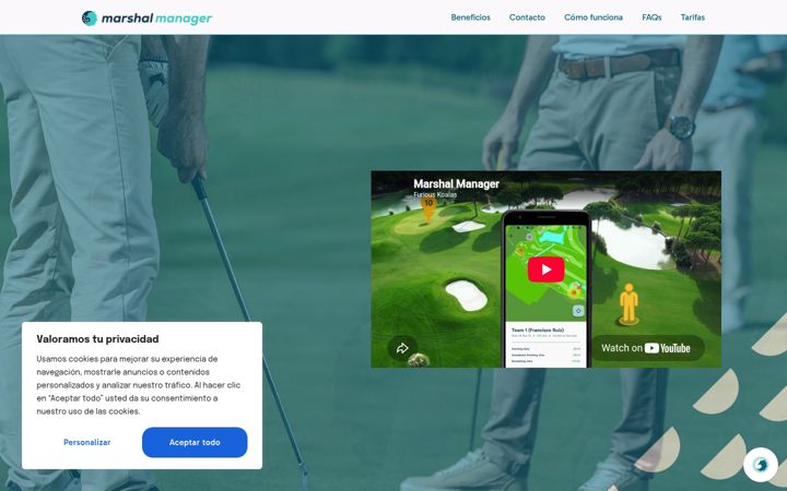Screenshot of marshalmanager.com