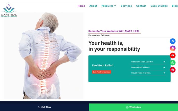 Screenshot of marsheal.com