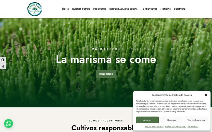 Screenshot of marshfoods.es
