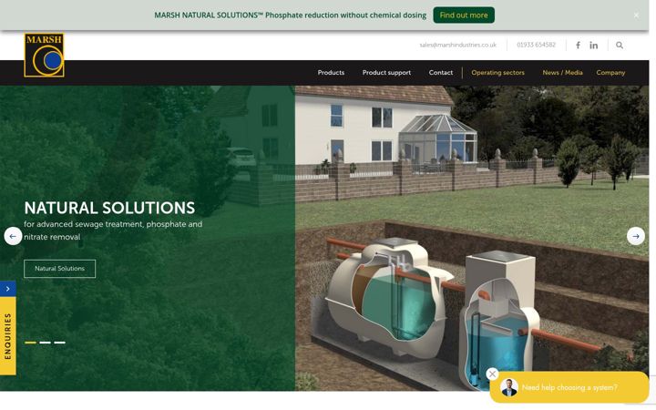 Screenshot of marshindustries.co.uk