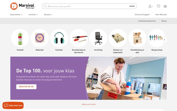 Screenshot of marsival.be